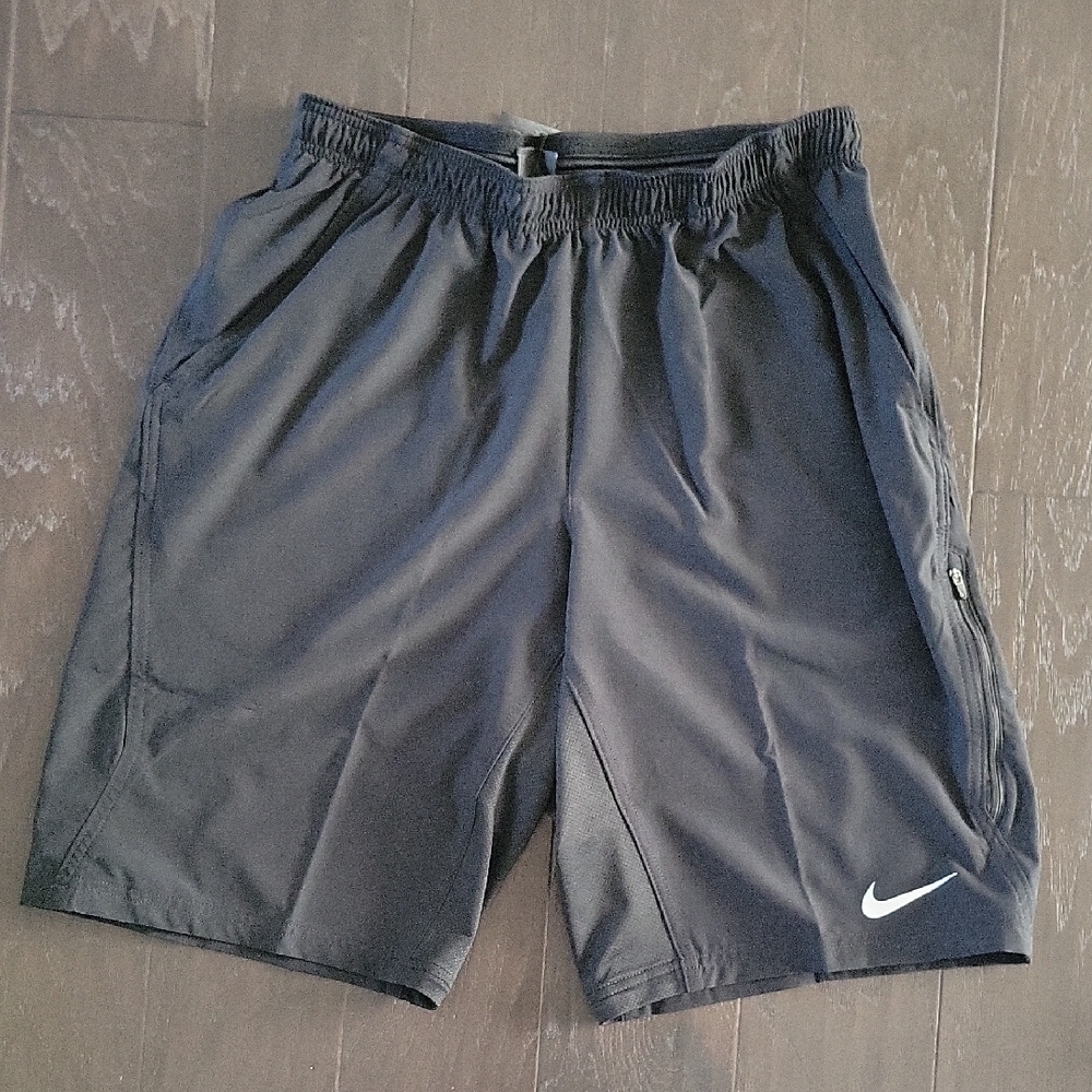 Nike Men's Dark Black Athletic Shorts